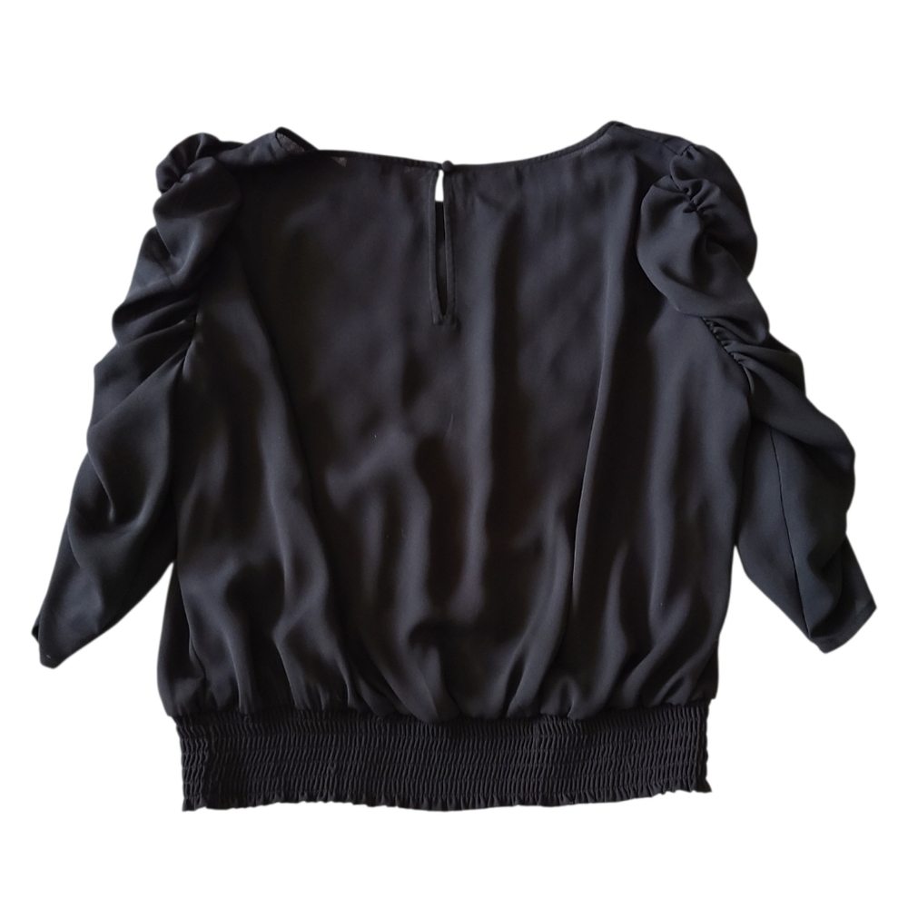 EXPRESS | 3/4 SLEEVE BLOUSE | BLACK |SIZE LARGE - Picture 11 of 12